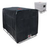 Kryt pro nádrž na vodu 1000 L 120x100x16 cm s výřezem pro otvor v černé barvě