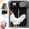 Automatické dvířka do kurníku se světelným senzorem, časovačem, dálkovým ovládáním, manuální
