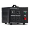 Step Up Down měnič napětí 2000 W transformátor se zásuvkami 110 V/220 V 5 V USB porty Automatický transformátor 110 V 220 V s automatickým přerušením
