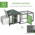 Kurník Strend Pro – pro drůbež, se střechou 196 × 76,5 × 98 cm