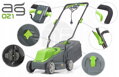Elektrická sekačka na trávu 32 cm 2200 W Mega VÝKONNÁ 2x NŮŽ Velký koš Agreeno AG021