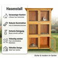 Králikárna XXL 6 boxů 180 cm x 102 cm x 48 cm (V x Š x H) Mucola