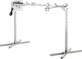 Elektrická grilovací souprava s rožněm délka 118cm, nosnost 40 kg, automatický motor 42W, nerezová ocel s tepelným štítem VEVO356