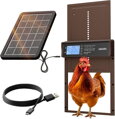Automatická dvířka do kurníku s dálkovým ovládáním, světelným senzorem a časovačem 