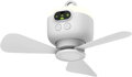 Stropní ventilátor VVU&CCO pro venkovní kempování s dálkovým ovládáním, baterie 8000 mAh se světlem, 4 rychlostní stupně, časovač dobíjecí USB