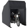 Skládací venkovní motocyklový kryt s oknem 345 x 135 x 191 cm 