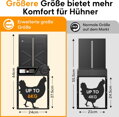 Hliníková automatická kuřecí dvířka, solární elektrická kuřecí dvířka s velkým displejem, světelným senzorem, časovačem, dálkovým ovládáním