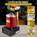 Digitální tavicí pec na kov 3 kg, grafitová tavicí pec s kelímkem 1150 °C, 1750 W tavicí pec, elektrický PID modul, tavicí pec pro kovy, zlato, stříbro, měď, šperky