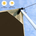 Markýza  pro obytné vozy 300 x 200 cm s teleskopickými tyčemi 95–230 cm UV 50+ UV ochrana 6000 mm voděodolnost