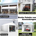 Plachtová garáž kůlna 3 x 6 m úložný stan a stan na pastviny, odnímatelné boční stěny, bílá značka LILIIN
