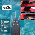 Paddleboard, sada SUP nosnost 158 kg
