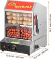 Elektrický ohřívač párků hot dog a pečiva
