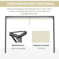 Pergola Pavilon 3 x 3 m ke zdi grilovací pavilon s látkovou střechou, stříška na terasu