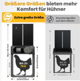 Automatické dvířka do kurníku se světelným senzorem, časovačem, dálkovým ovládáním, manuální