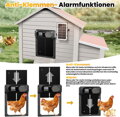 Automatické dvířka do kurníku se světelným senzorem, časovačem, dálkovým ovládáním, manuální