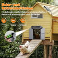 Automatická dvířka do kurníku boční baterie plus solar