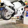 Stojan na motocykl univerzální držák na motocykl, nosnost až 500 kg