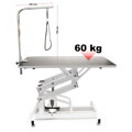 Stříhací stůl pro psy a kočky, 108x60x55,5-92,5 cm, hydraulický stříhací stůl, skládací, stříhací stůl 