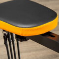  Rotoped HOMCOM na dřepy, dřepy, výškově nastavitelný, skládací, ocelový, černá+žlutá, 90W x 63D x 124-136Hcm