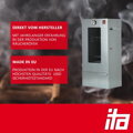 Udírna ITA Smoker Oven 7000,  prémiová udírna se 3 úrovněmi, legovaná ocel, s průzorem a teploměrem, kvalita EU