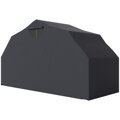  Motocyklový kryt Skládací Outdoorový Motocyklový kryt Vodotěsný Winterproof XXL 345cmx135cmx191cm Černá