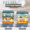 Elektrický obědový box 3,5 l 90 W  s extra velkou kapacitou