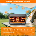 Elektrický obědový box, dobíjecí s baterií 21000 mAh, vyjímatelná vnitřní nádoba z nerezové oceli o objemu 1,2 litru, nepropustný obědový box pro kancelář/cestování/piknik/kempování