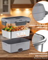 Ohřívací box na jídlo 90 W s časovačem, objemu 1,8 l do auta 12 V/24 V, 110 V/220 V,  Wantocore
