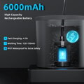 Přenosná kempingová sprcha , 6000 mAh  inteligentním displejem skládací kbelík na vodu