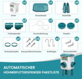 Automatický krmítko pro kuřata 7 kg s nožičkami, krmítko pro drůbež, automatické krmítko pro kuřata, závěsná krmná stanice, příslušenství pro kuřata ChamutyWSQ3BU