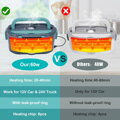 Ohřívací box na jídlo  3 v 1 12 V/24 V/220 V 60 W 1,5 l 