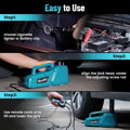 Elektrický hydraulický zvedák auta 5 tun 12 V s dálkovým ovládáním a LED světlem