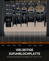 Automatický odizolovací stroj CREWORKS, 8kanálový elektrický odizolovač pro měděné kabely od 1,5 do 17 mm, odizolovač kabelů s 5 čepelemi a plně měděným motorem