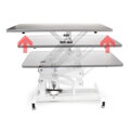 Stříhací stůl pro psy a kočky, 108x60x55,5-92,5 cm, hydraulický stříhací stůl, skládací, stříhací stůl 