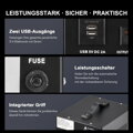 Step Up Down měnič napětí 2000 W transformátor se zásuvkami 110 V/220 V 5 V USB porty Automatický transformátor 110 V 220 V s automatickým přerušením
