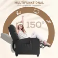 Masážní křeslo  relaxační křeslo TV křeslo masážní pohovka, masážní funkce