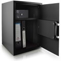 Elektronický trezor Double Lock + police na klíče