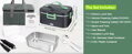 Ohřívací box na jídlo  3 v 1 pro auto  nákladní automobil a kancelář 220v, 12v, 24v