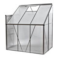 Hliníkový skleník ke zdi polykarbonát 193x127x218 cm HOMCA POLY
