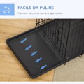 Klec pro psa kočky a jiná zvířata  76 x Š46 x V52 cm