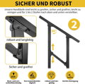 Zábradlí schodišťové černé 65cm