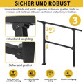Zábradlí schodišťové černé 100cm