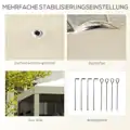 Zahradní altán skládací výškově nastavitelný