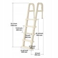  Bazénový žebřík 5-stupňový se 2 madly pro bazény 122-137 cm VEVOX d54