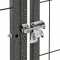 Venkovní psí klec , 1,12 x 1,15 x 1,25 m velká psí bouda s bezpečným zámkem s UV odolnou a vodotěsnou střechou, odolná klece pro velké psy, VEVOX 58P