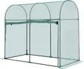 Síť na ochranu rostlin , 1806 x 910 x 1500 mm,  se stabilním rámem, dveře na zip, odolná proti větru SUCCE359