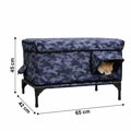 Zateplený domeček pro kočky s izolací 65x42x45 cm Safepaws CF110
