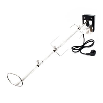 Grilovací rožeň s motorkem nerezová ocel 82 cm