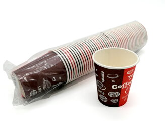 Papírové kelímky na kávu 200 ml