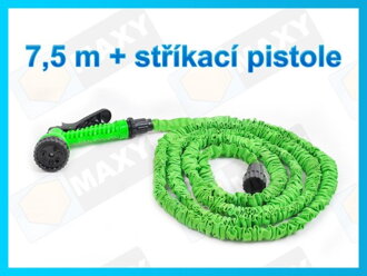 Zahradní hadice roztažitelná plus stříkací pistole 7.5m
